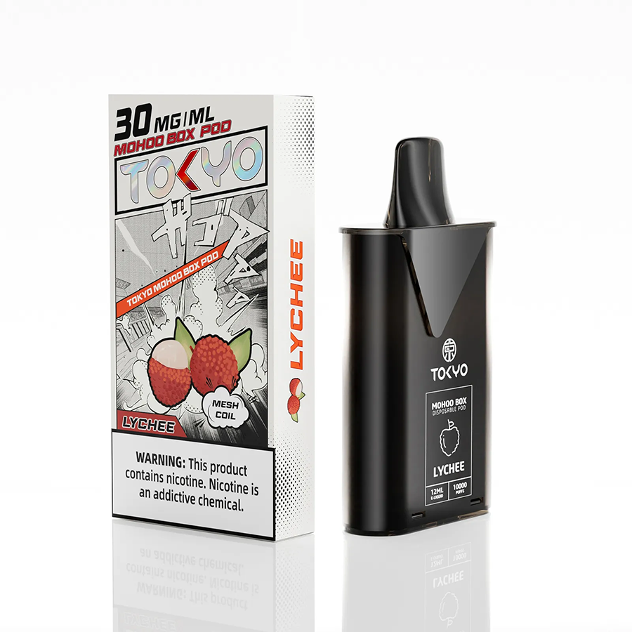 荔枝口味 東京魔盒電子煙彈 - 感受荔枝那獨特的香甜與微酸,彷彿置身於盛夏的果園中。:圖片 2