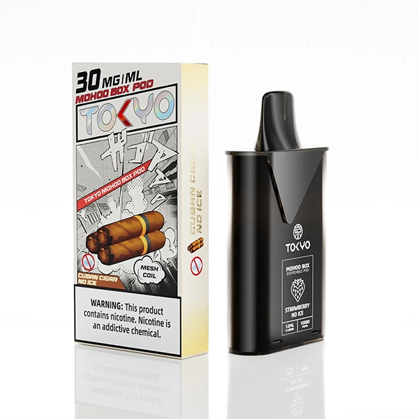 東京魔盒古巴雪茄無冰電子菸彈 12ML大容量 沉浸在古巴雪茄的經典煙燻味中:圖片 2